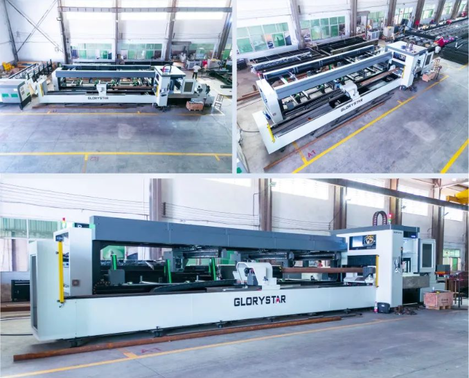 卓越品質 匠心打造！NS-6024HG三卡盤光纖激光切管機硬核征服海外客戶！