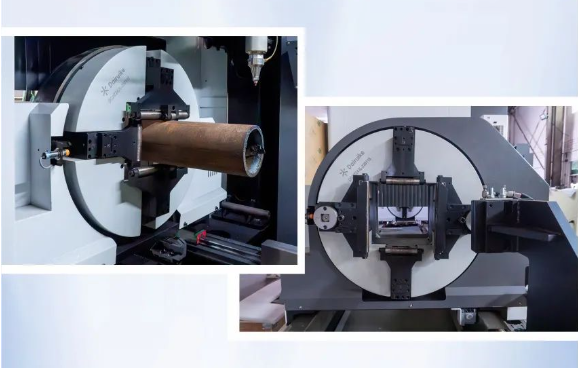 卓越品質 匠心打造！NS-6024HG三卡盤光纖激光切管機硬核征服海外客戶！