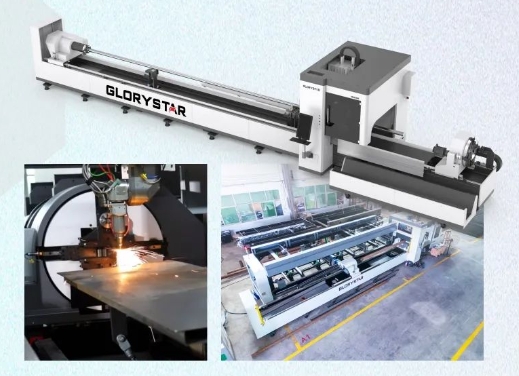 力星激光NS-6024HG三卡盤(pán)激光切管機(jī)比肩某快，風(fēng)靡全球！