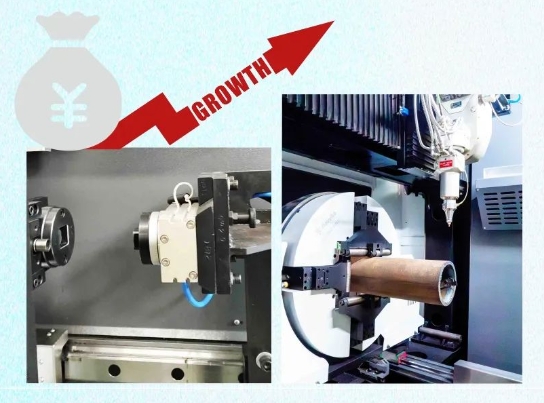 力星激光NS-6024HG三卡盤(pán)激光切管機(jī)比肩某快，風(fēng)靡全球！