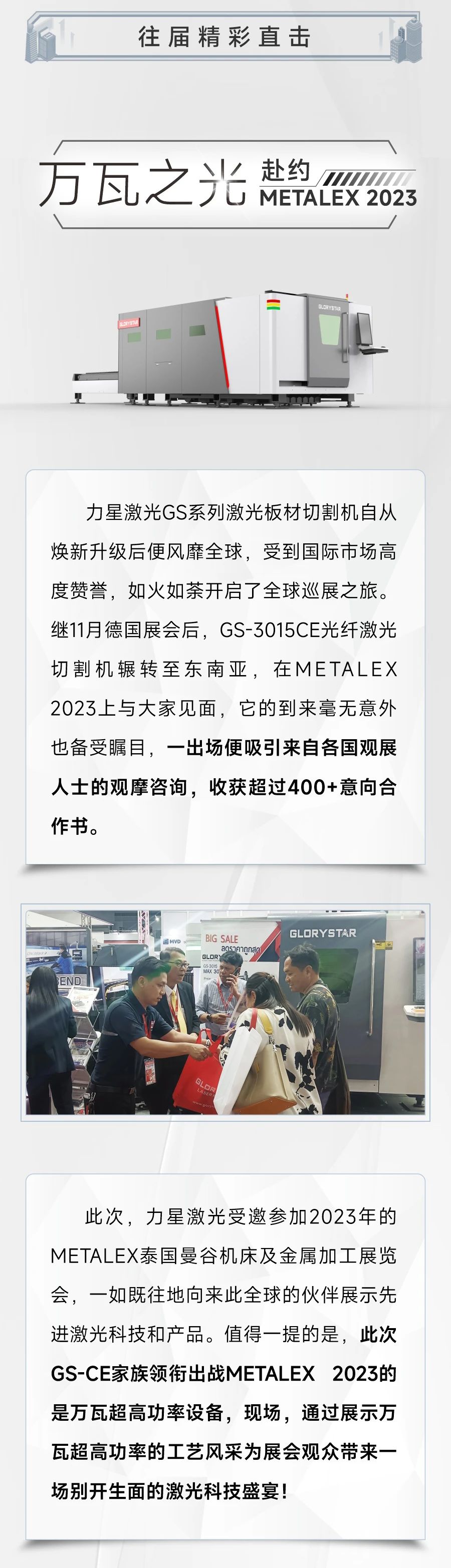 2023再出征！力星激光攜萬瓦設備亮相METALEX泰國曼谷機床及金屬加工展！